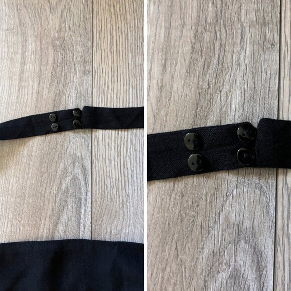 VICI Ruched Black Linen-Like Halter Maxi Dress Womens Large Formal Wedding Guest - Picture 15 of 16